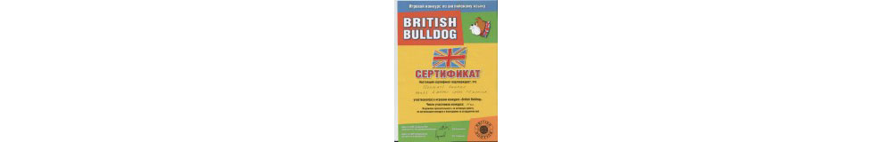 Результаты конкурса British Bulldog