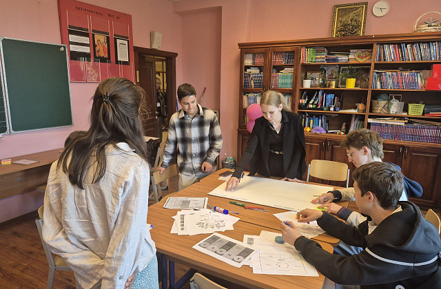 Проектная игра в Троицкой школе